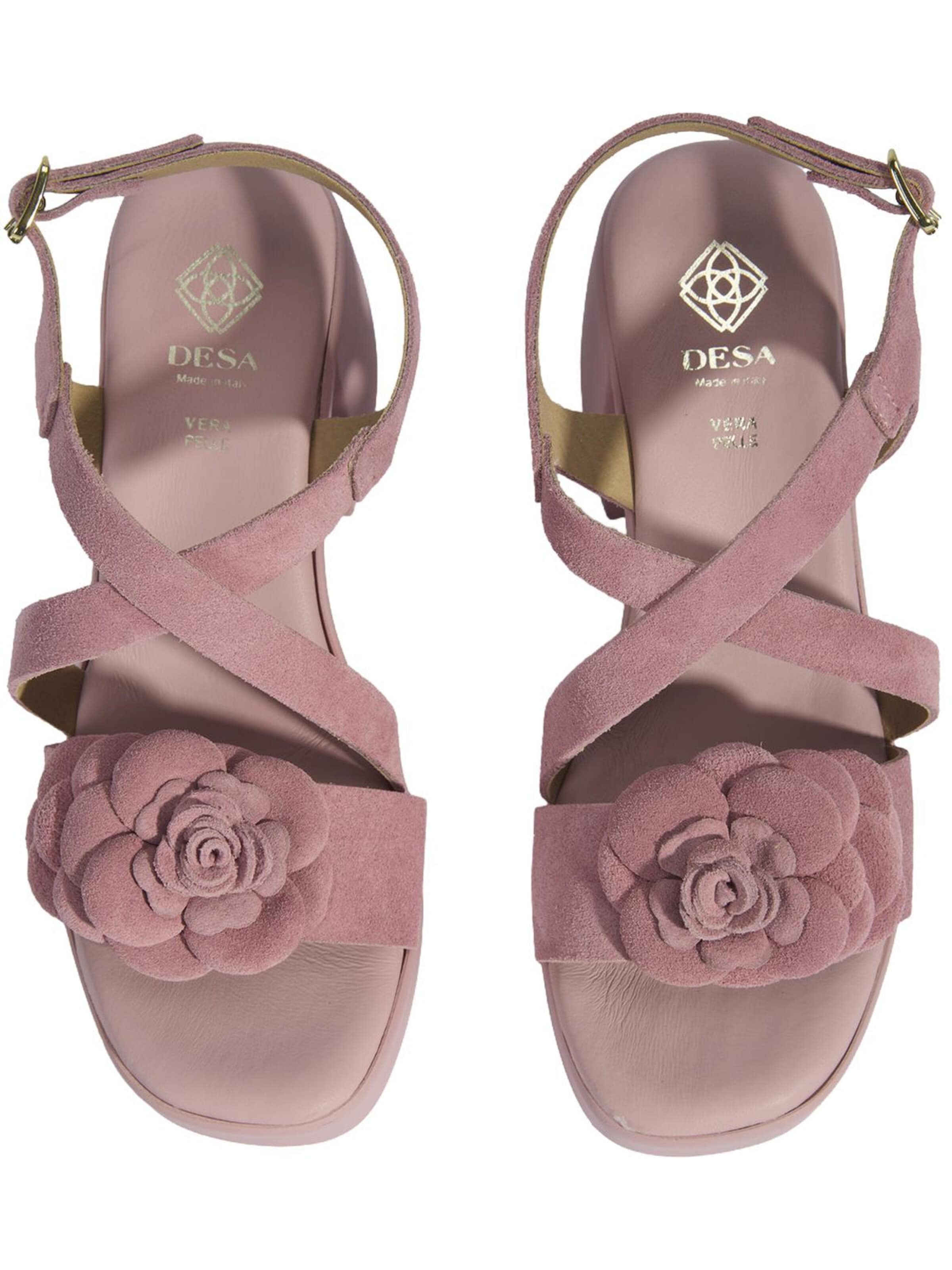 Sandales 'Plateau-Sandalen' Desa en rose