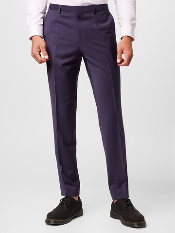 HUGO Red Slim fit Suit 'Arti/Hesten' in Blue