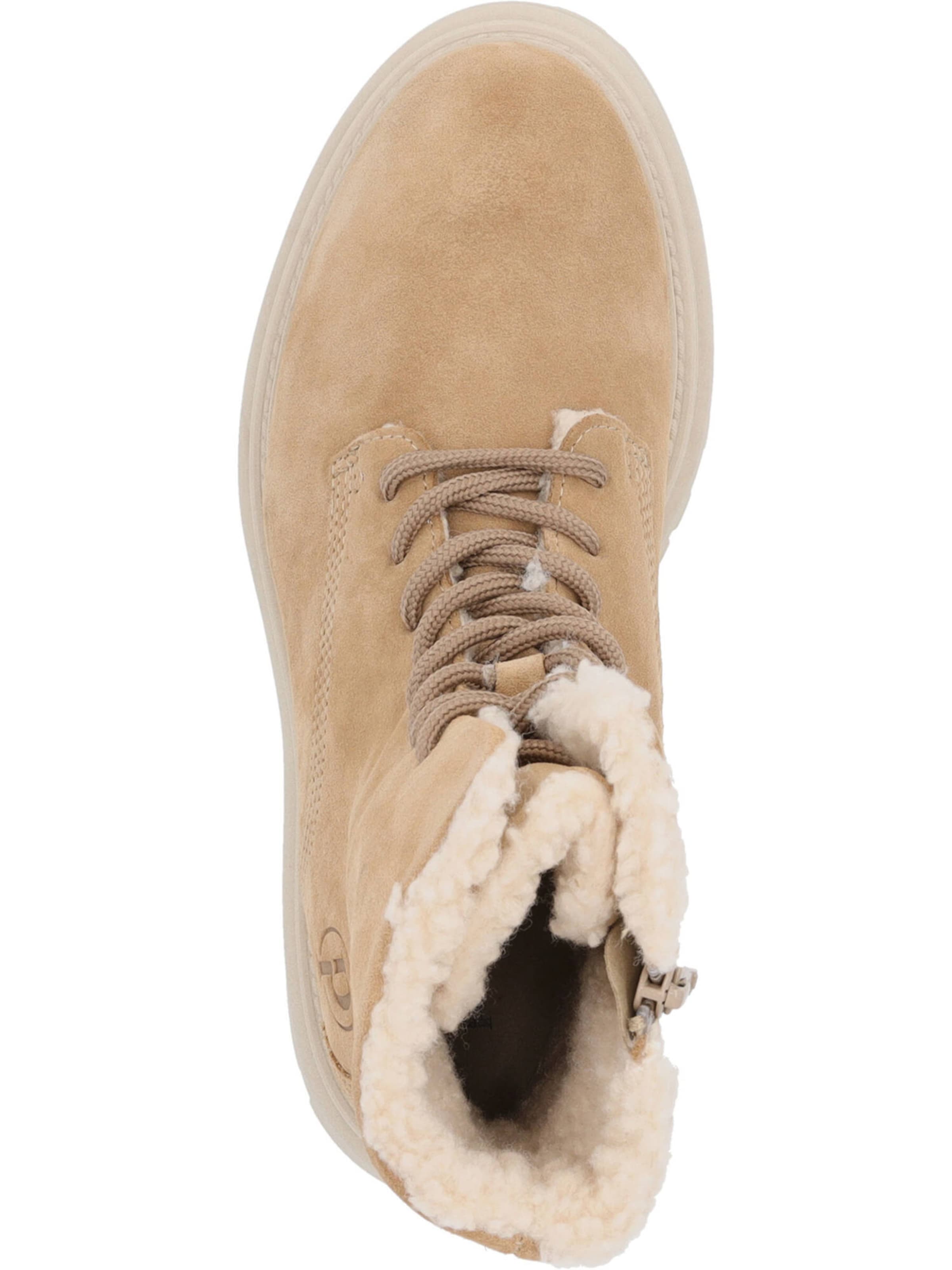 Palado Lace-up bootie 'Cabrera' in Beige