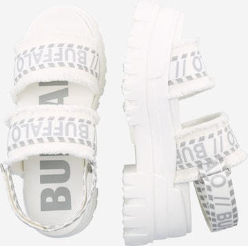 BUFFALO Sandals 'ASPHA STR' in White