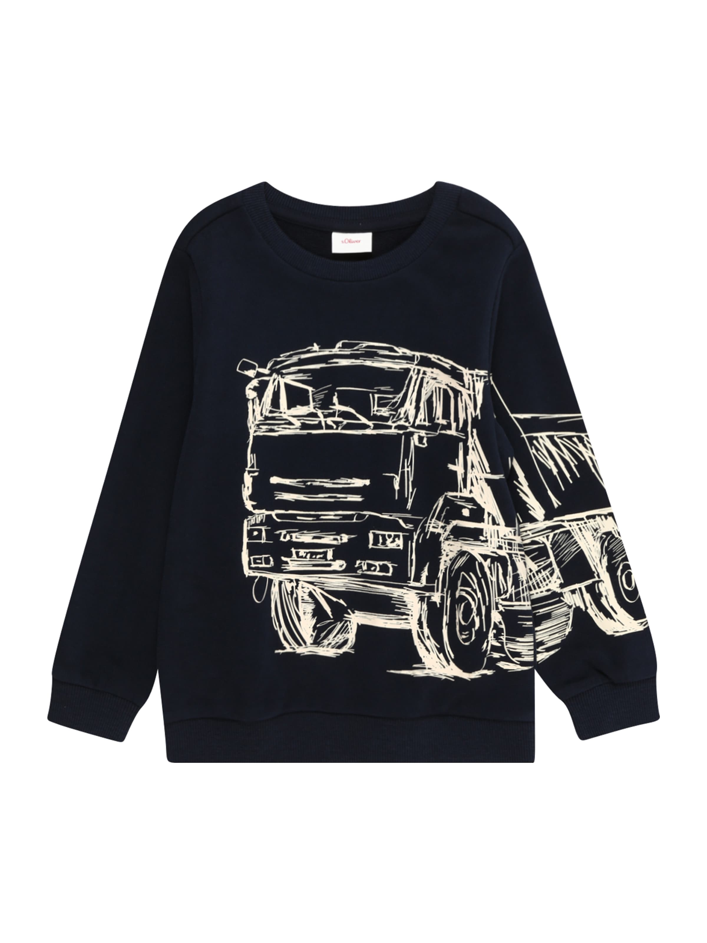 Sweat s.Oliver en bleu : devant