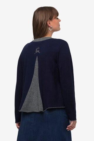 Ulla Popken Strickjacke in Blau