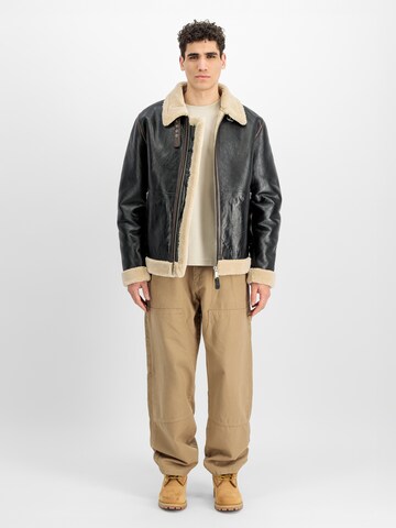 ALPHA INDUSTRIES Jacke 'USAAF D-1' in Schwarz: Vorderseite
