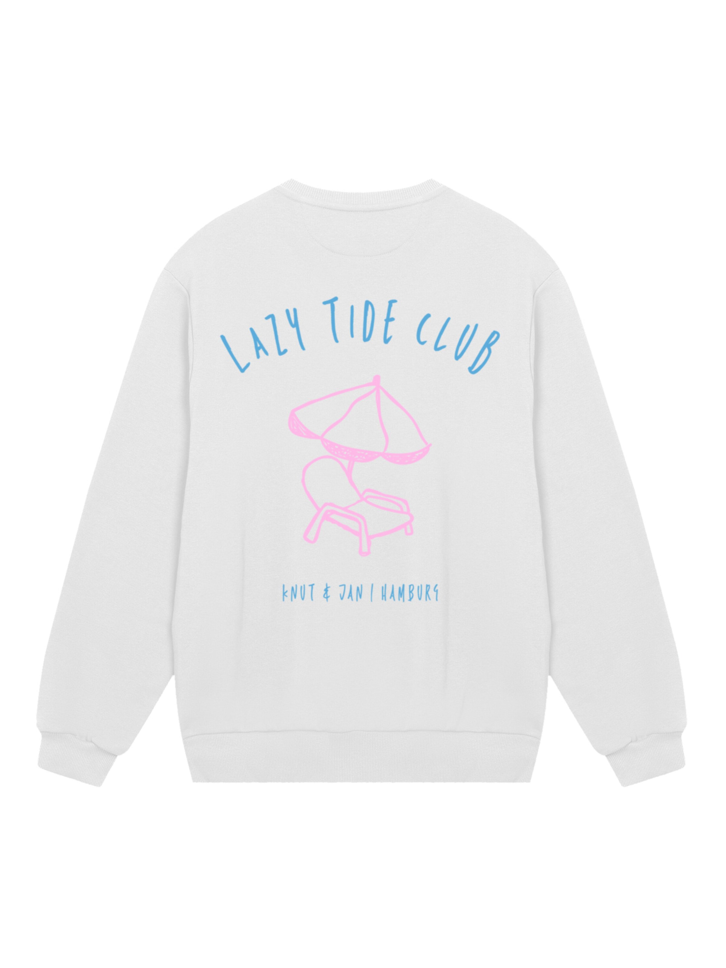 F4NT4STIC Sweatshirt 'Knut und Jan Scribble' in White