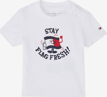 TOMMY HILFIGER T-Shirt in Weiß: Vorderseite