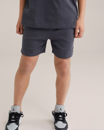 WE Fashion Обычный Штаны в Серый: спереди