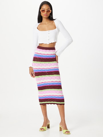 Monki Skirt in Pink