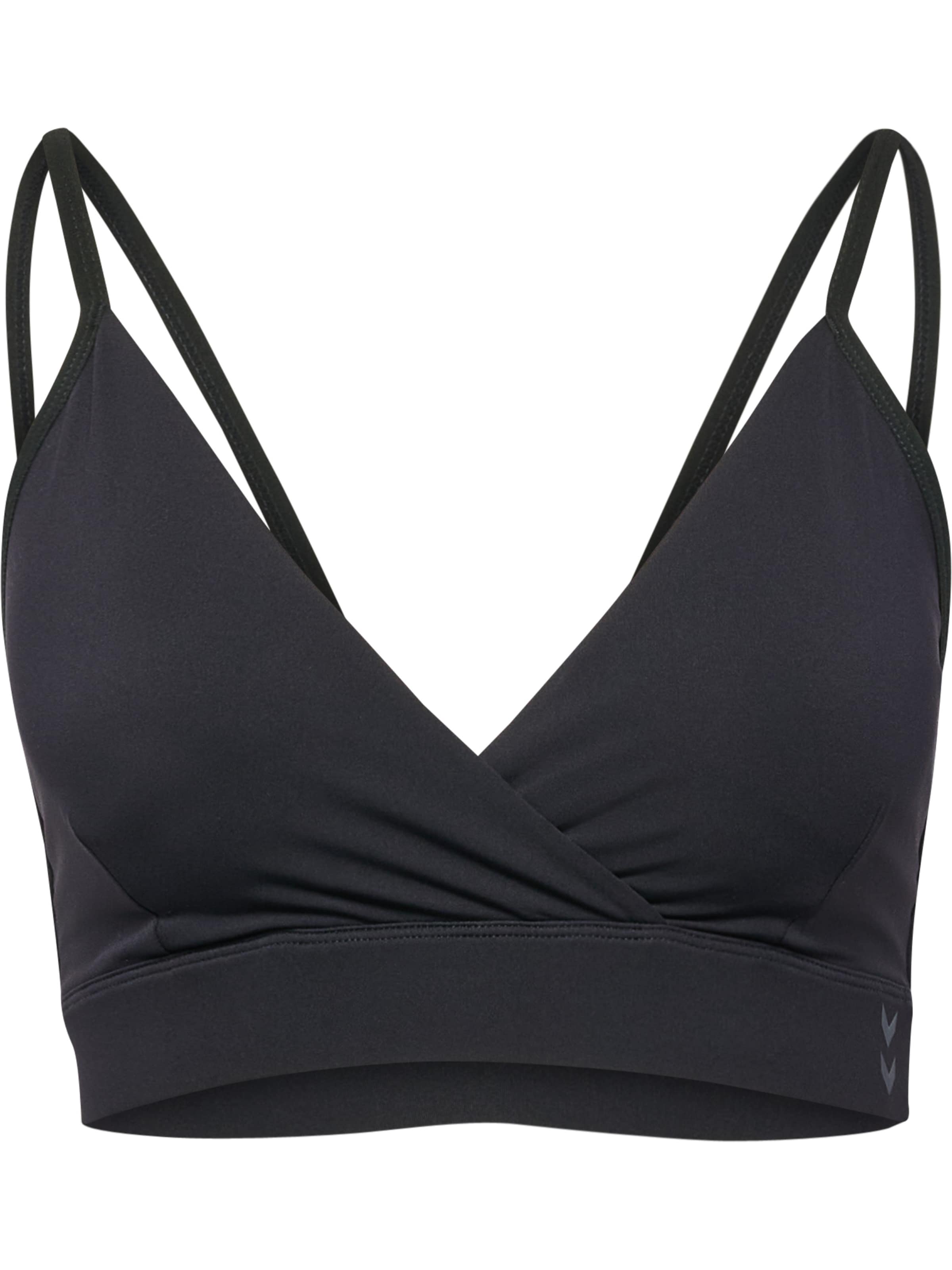 Hummel Sports Top in Black: front