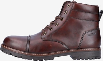 Rieker Lace-Up Boots in Brown