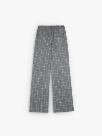 Scalpers Regular Pants 'Black Check' in Grey