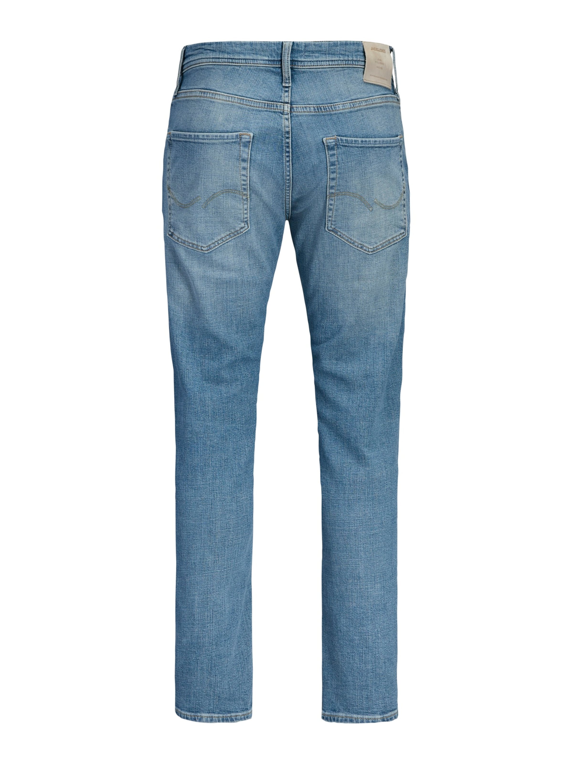 JACK & JONES Slimfit Jeans 'JJIMIKE JJORGINAL' in Blauw