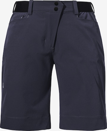 Pantalon outdoor ' Bike Shorts Style Keitele WMS ' Schöffel en bleu : devant