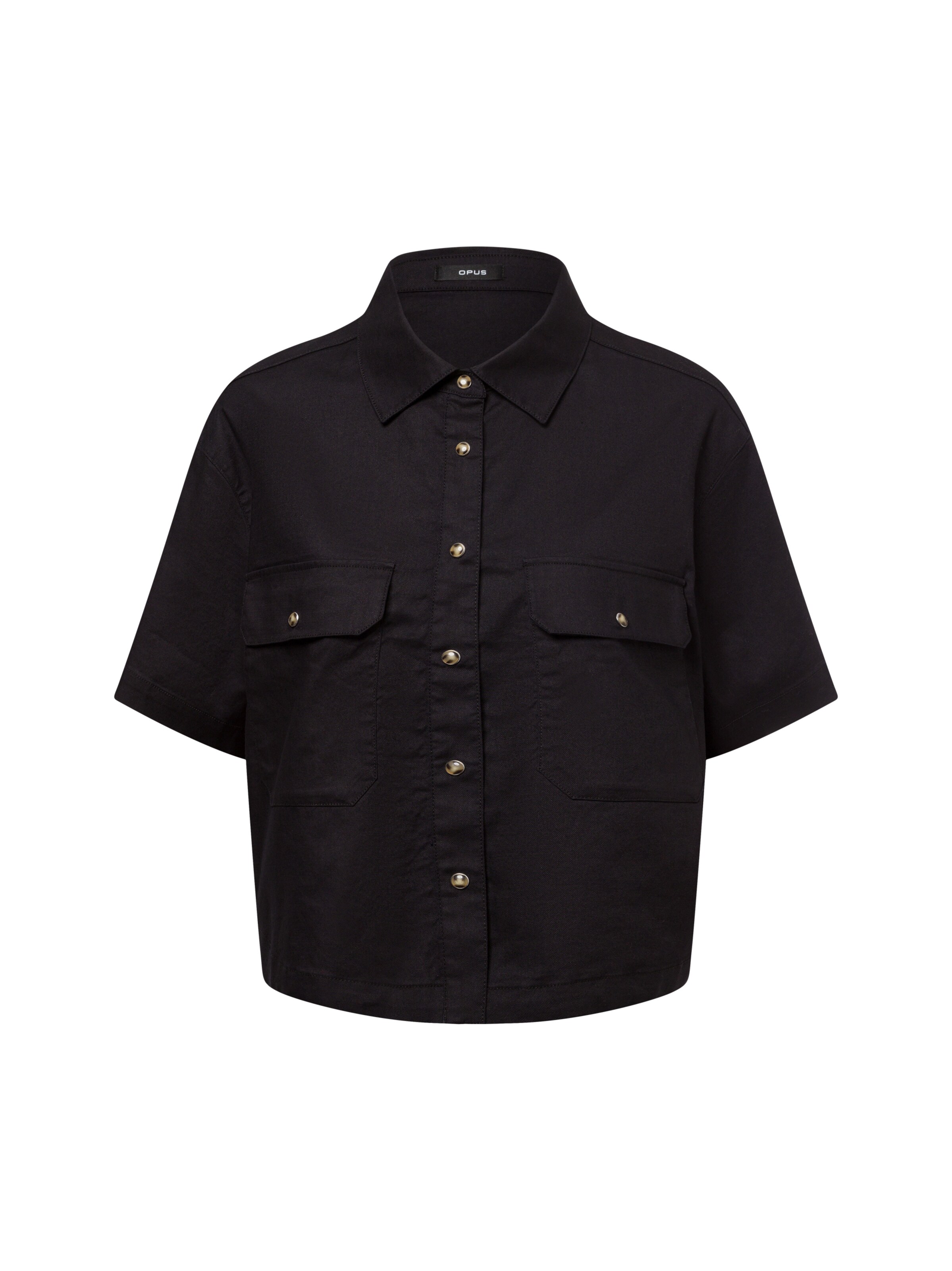 OPUS Bluse in Schwarz: Vorderseite