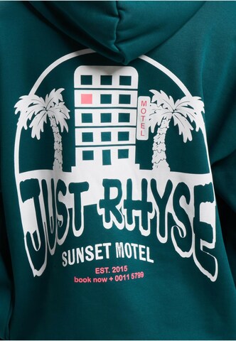 Just Rhyse Sweatshirt 'Just Rhyse Motel' in Green