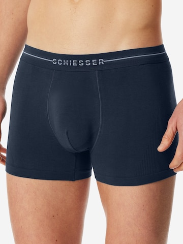 Boxers ' Cotton Flex ' SCHIESSER en bleu : devant