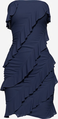 Imily Bela Koktejlové šaty – modrá: přední strana