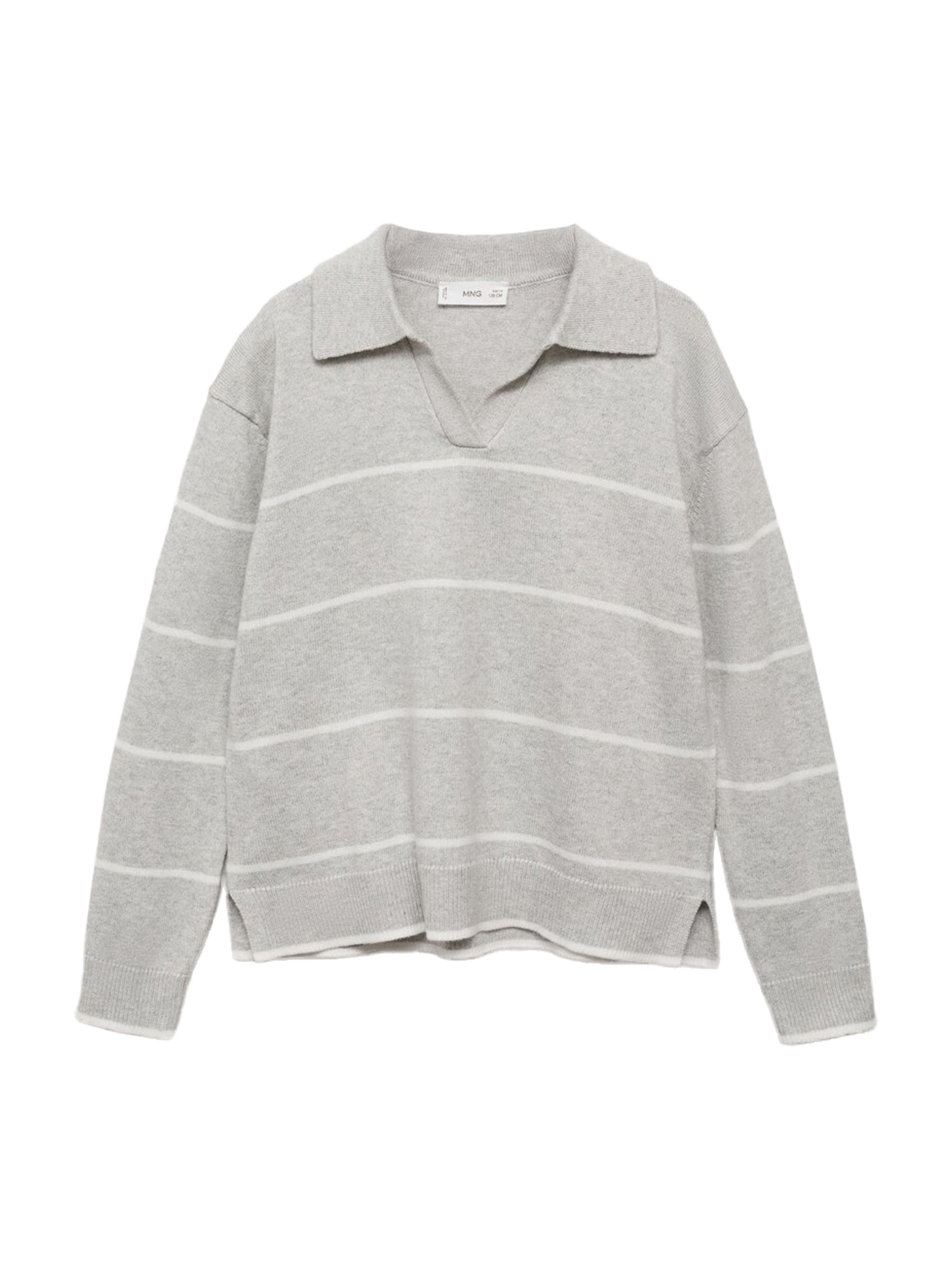 MANGO KIDS Pullover 'KATIE' in Grau: Vorderseite