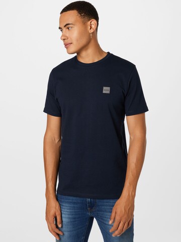 BOSS - Camisa 'Tales 1' em azul: frente