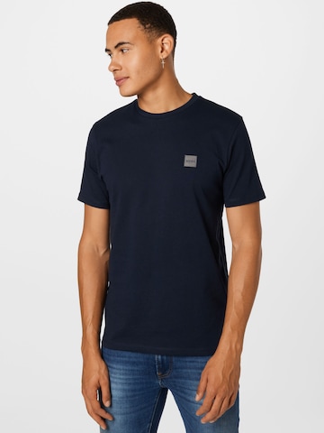 T-Shirt 'Tales 1' BOSS Orange en bleu : devant