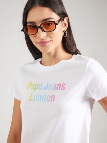 Pepe Jeans T-Shirt 'CARLA' in Weiß