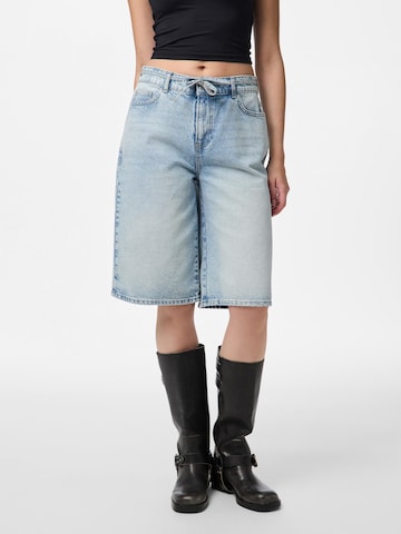 Wide Leg Jean 'PCSelma' PIECES en bleu : devant