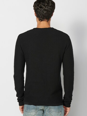 Pull-over KOROSHI en noir