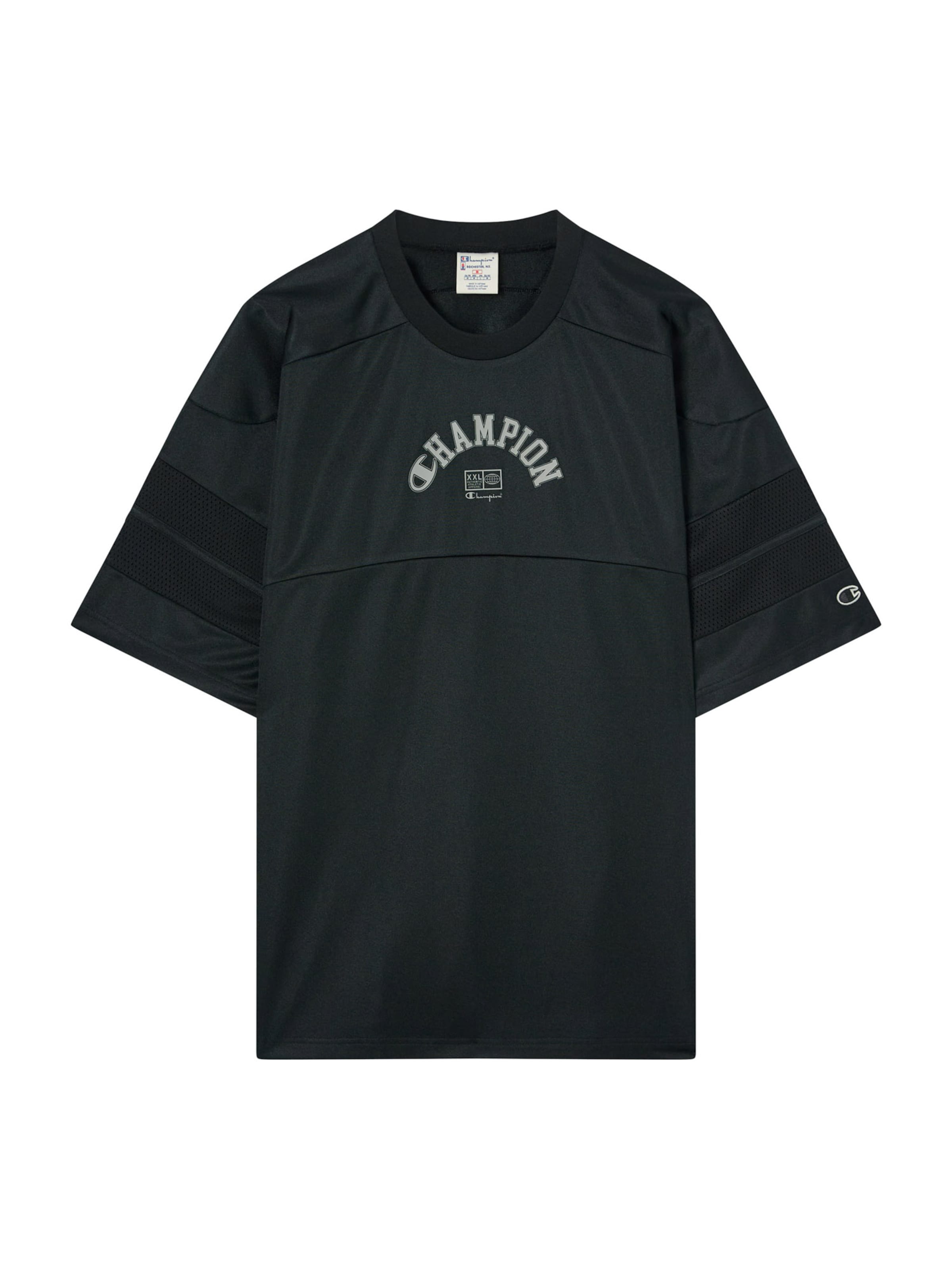 Champion Authentic Athletic Apparel Tričko – černá: přední strana