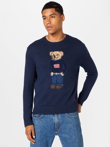 Pullover di Polo Ralph Lauren in blu: frontale