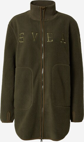 SVEA Fleece Jacket in Green: front
