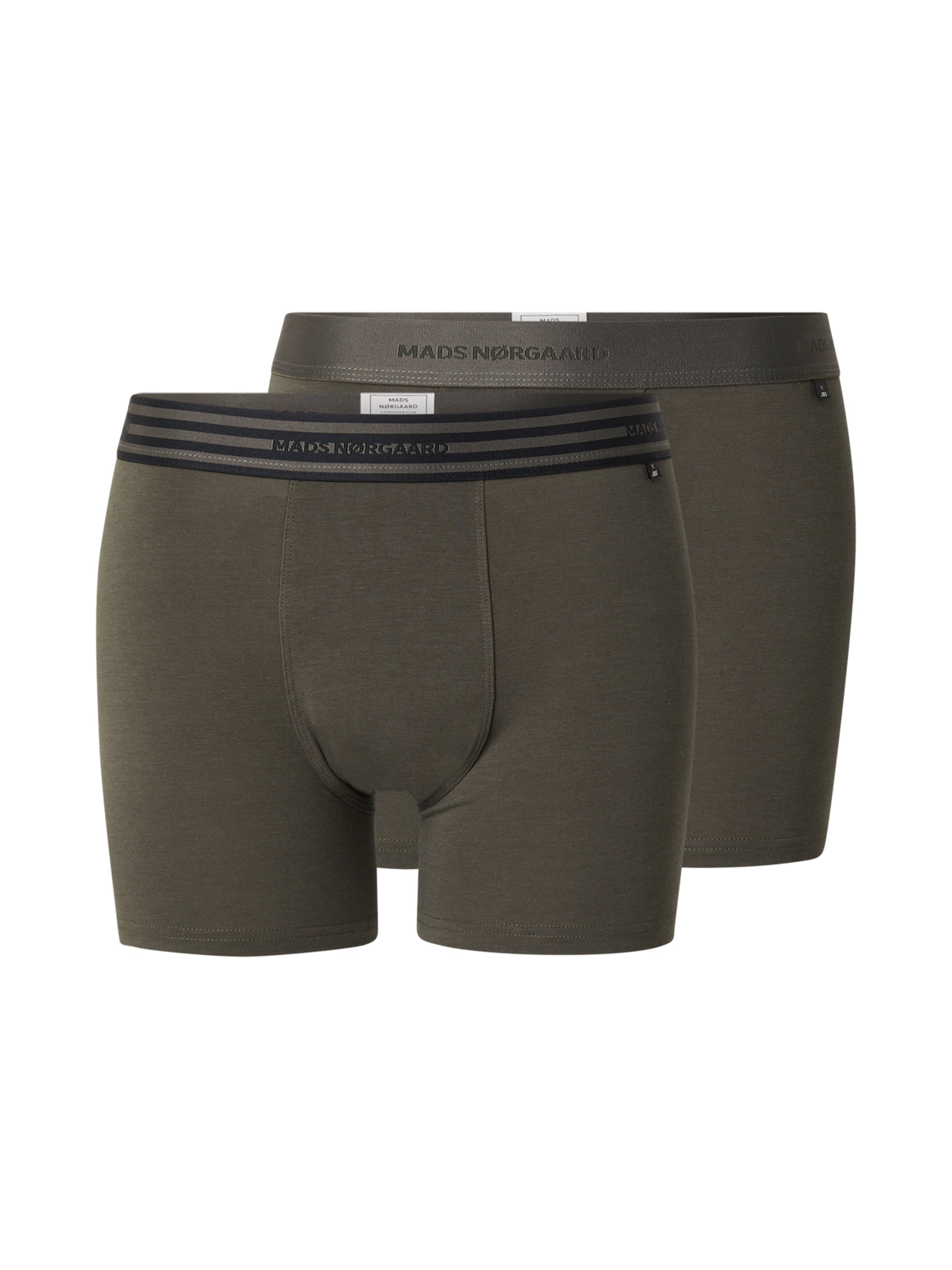 MADS NORGAARD COPENHAGEN Boxerky 'Mads Nørgaard x JBS of Denmark' - Zelená: predná strana