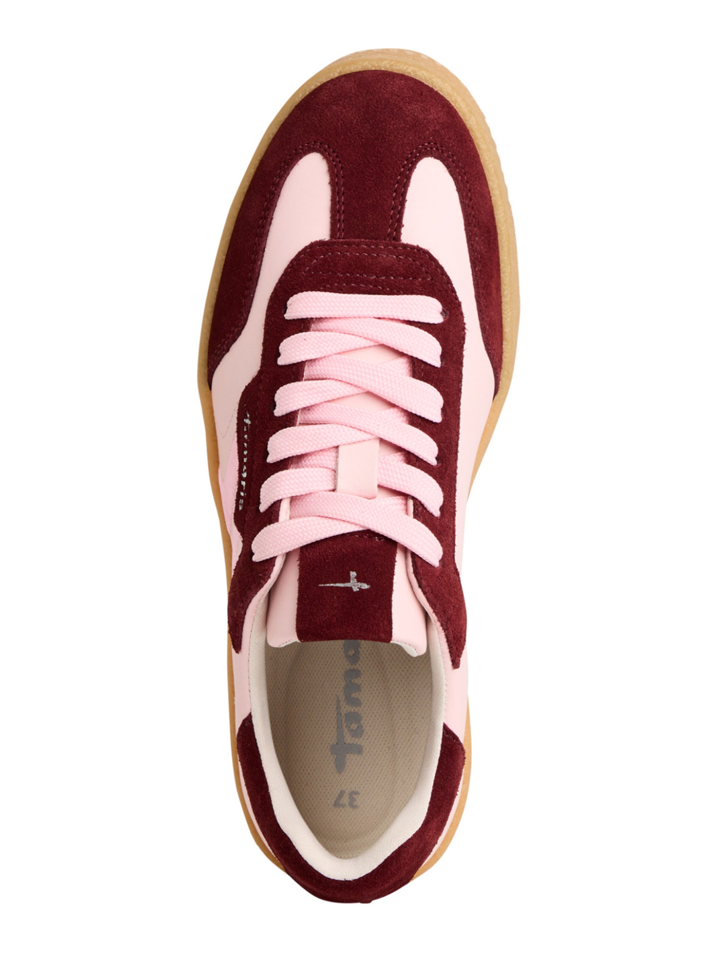 Baskets basses Tamaris en rose