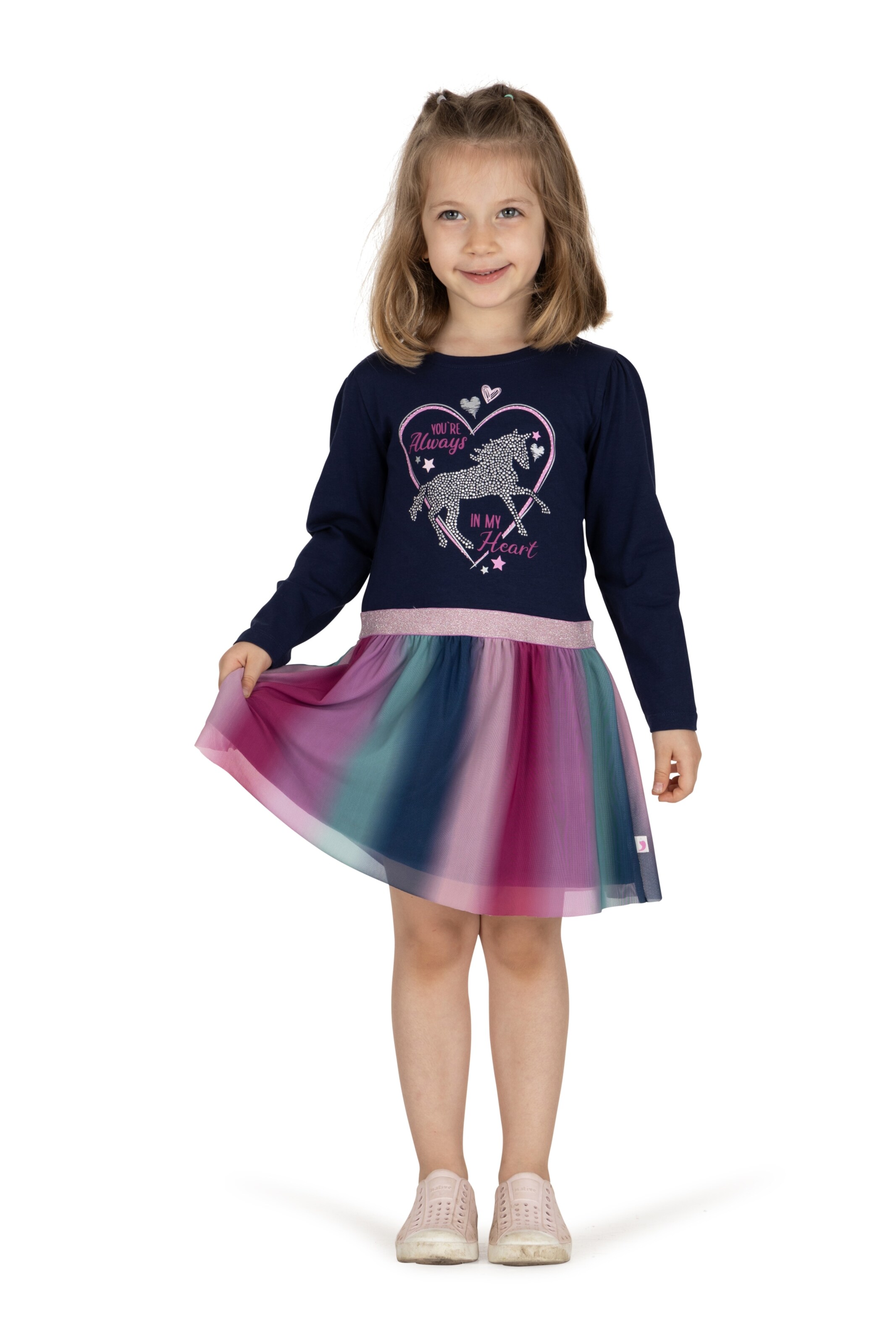 SALT AND PEPPER Kleid in Blau