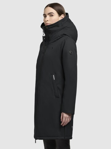 khujo Wintermantel 'Yaak3' in Schwarz