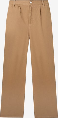 Carhartt WIP Baggy Laskoshousut 'Holden' värissä ruskea: etupuoli