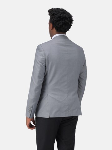 YOUTHUP Slim fit Suit Jacket 'Duplo' in Grey