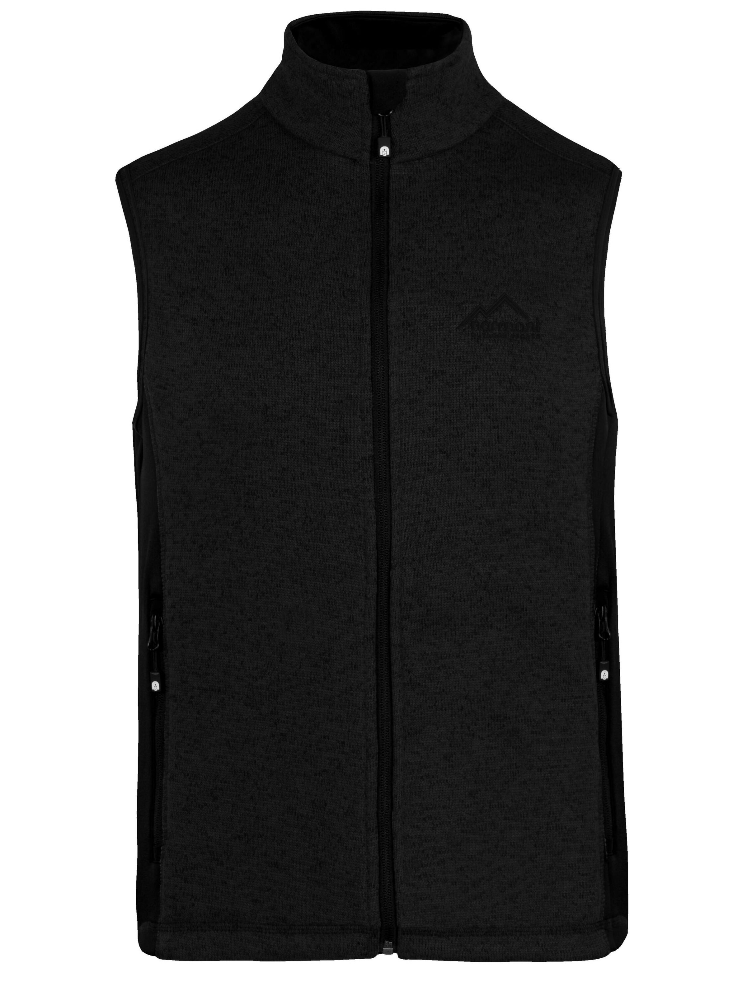 normani Vest in Black: front