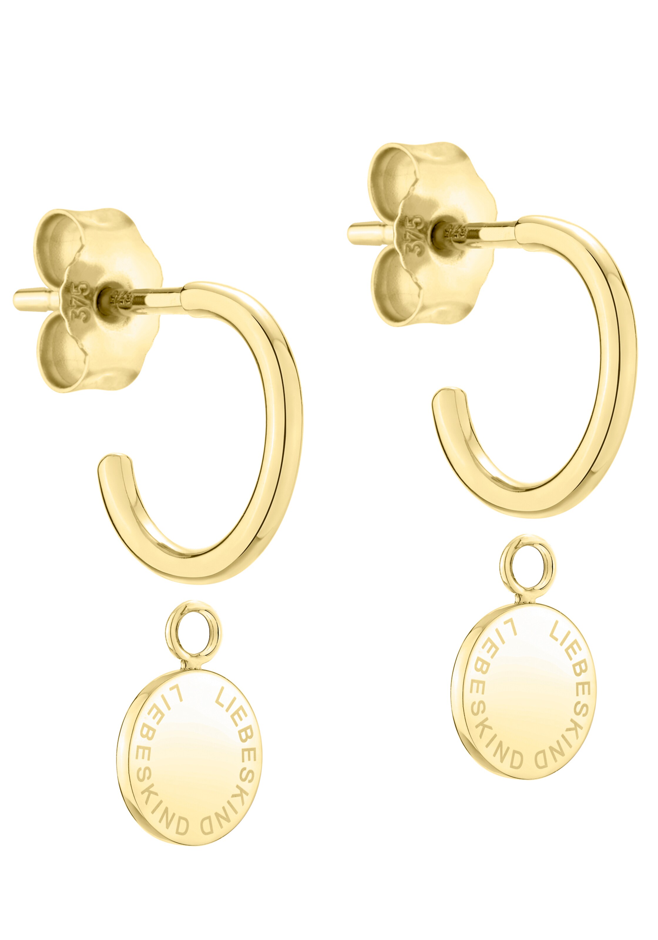Boucles d'oreilles Liebeskind Berlin en or