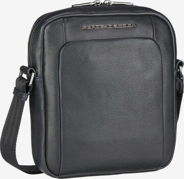 Borsa a tracolla di Porsche Design in nero: frontale