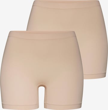 Pantaloni modelatori de la LASCANA pe bej: față