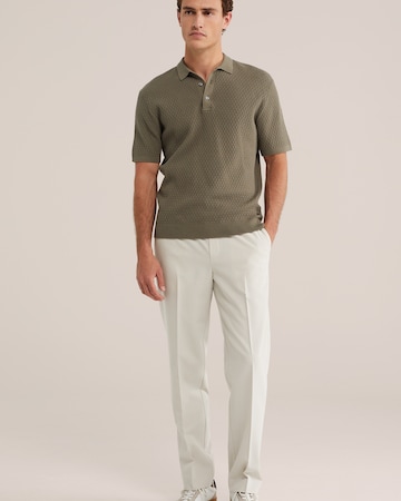 WE Fashion - regular Pantalón de pinzas en beige