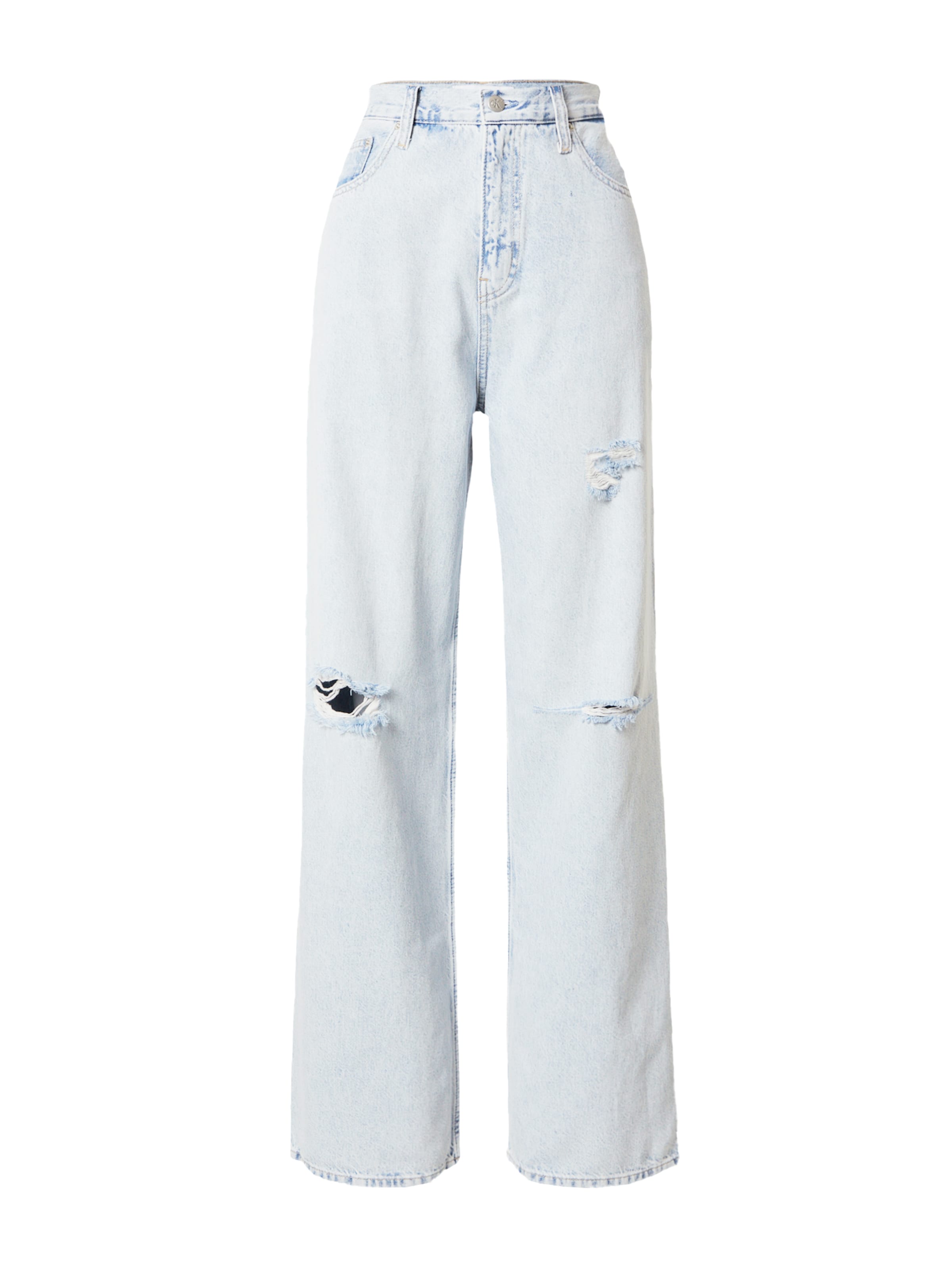 Calvin Klein Jeans Wide Leg Jeans in Blau: Vorderseite
