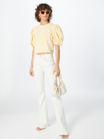 AllSaints - Camisa 'Elizah' em amarelo