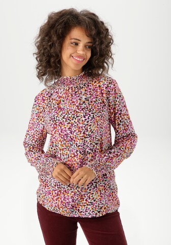 Aniston CASUAL Bluse in Mischfarben: Vorderseite