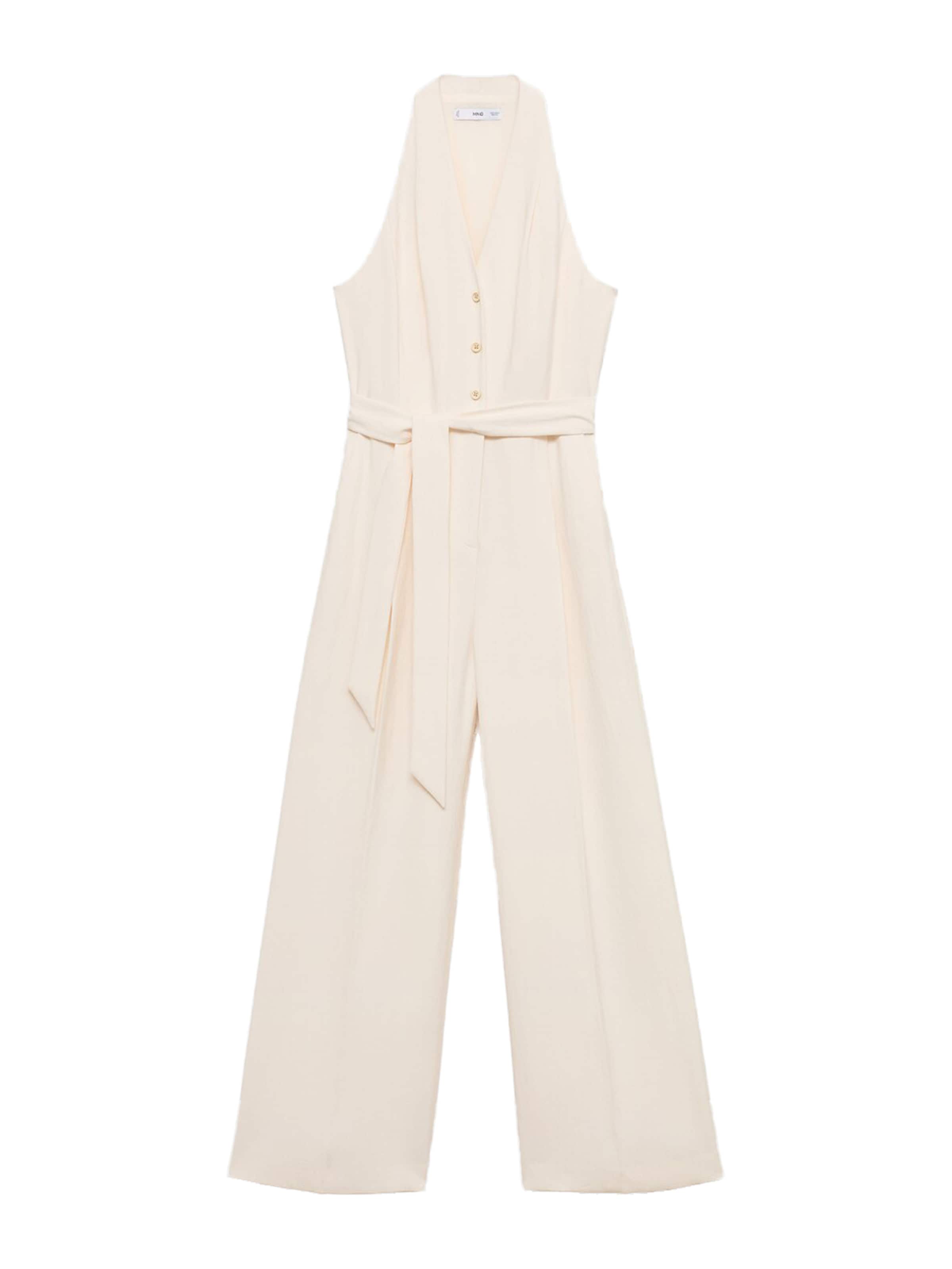 MANGO Combinaison 'Bright' en crème, Vue avec produit