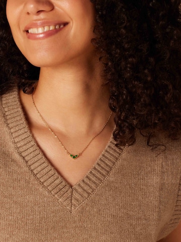 Lucardi Ketting 'Bali' in Goud: voorkant