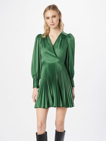 Closet London Shirt Dress in Green: front