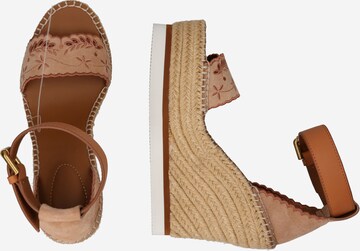 See by Chloé Sandaler i beige