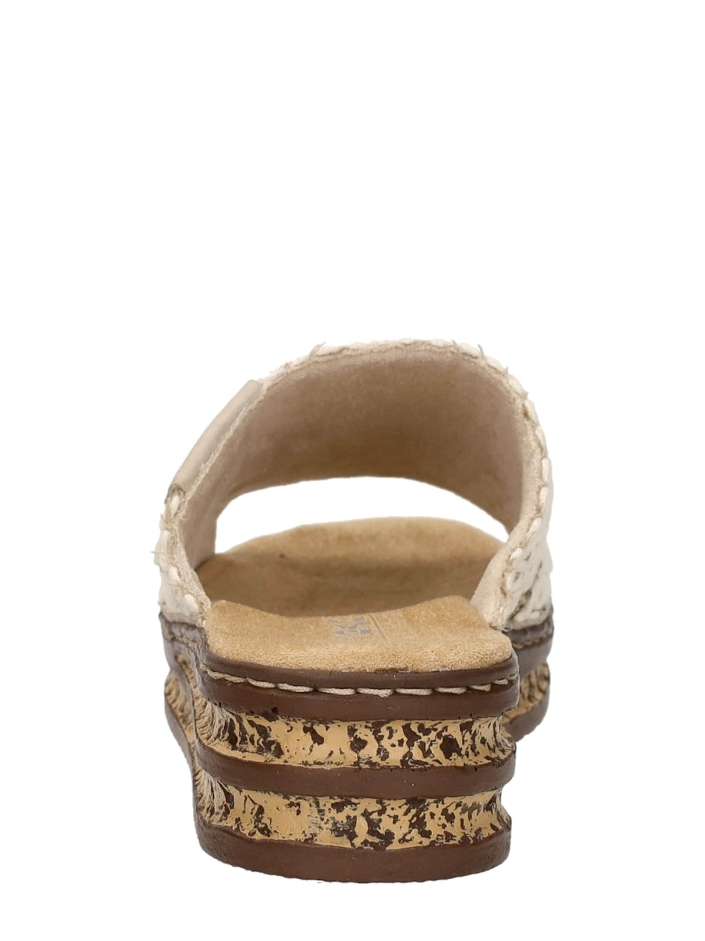 Mule 'Open Teen' Rieker en beige