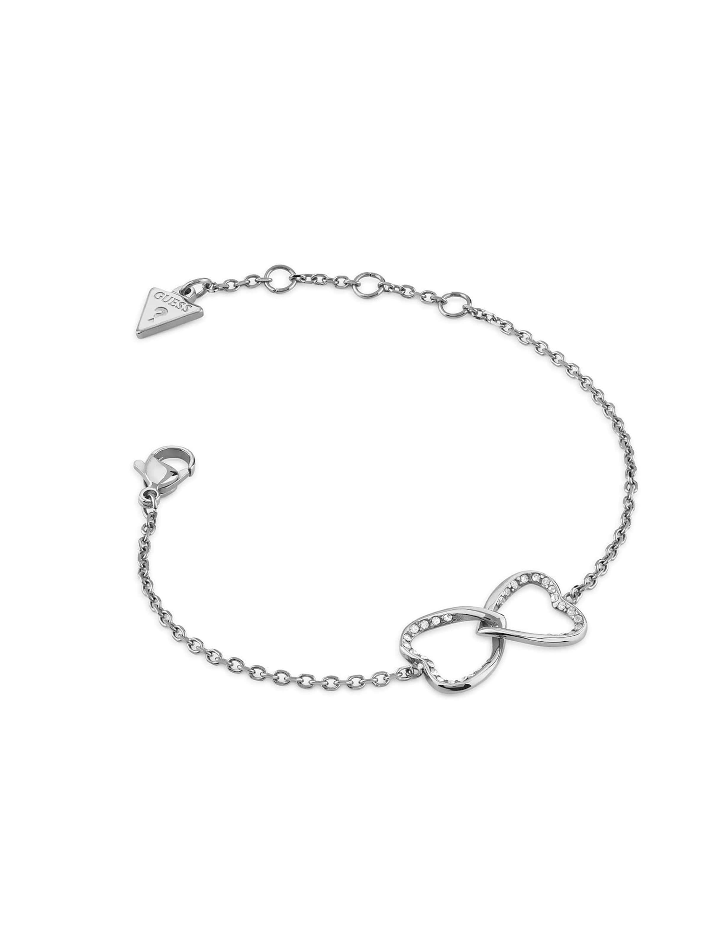 GUESS Bracelet 'Mon Amour' in Silver: front
