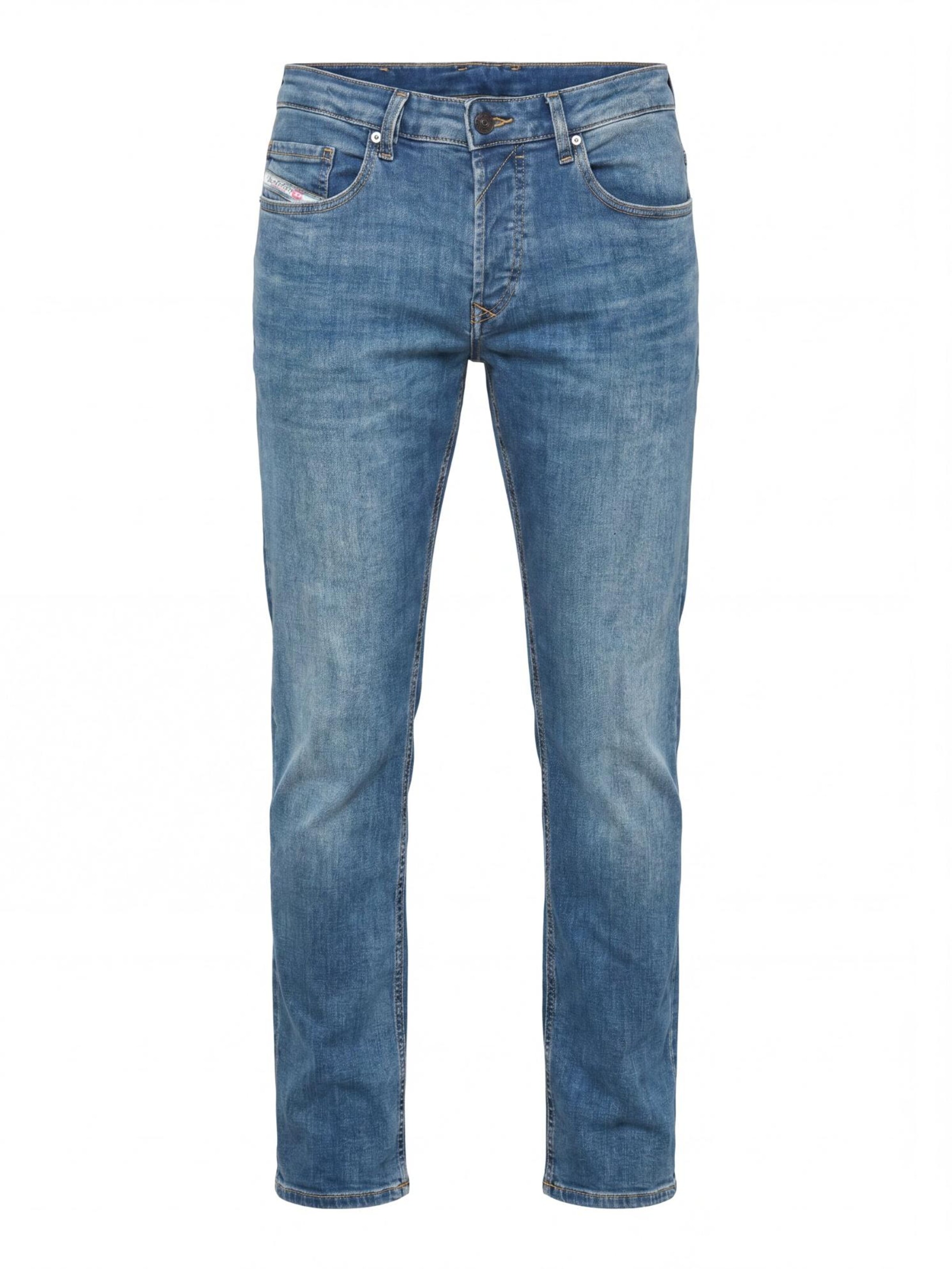 DIESEL Jeans 'Straight SAFADO-X' in 30/32 in de kleur Duifblauw, Productweergave
